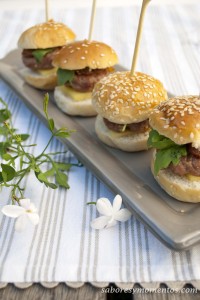 mini hamburguesas