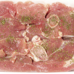 Chuletas de Pavo al Ajillo