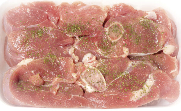 Chuletas de Pavo al Ajillo